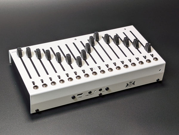 XVI Desktop USB 16 Channel Fader Bank with CV, I2C, and MIDI