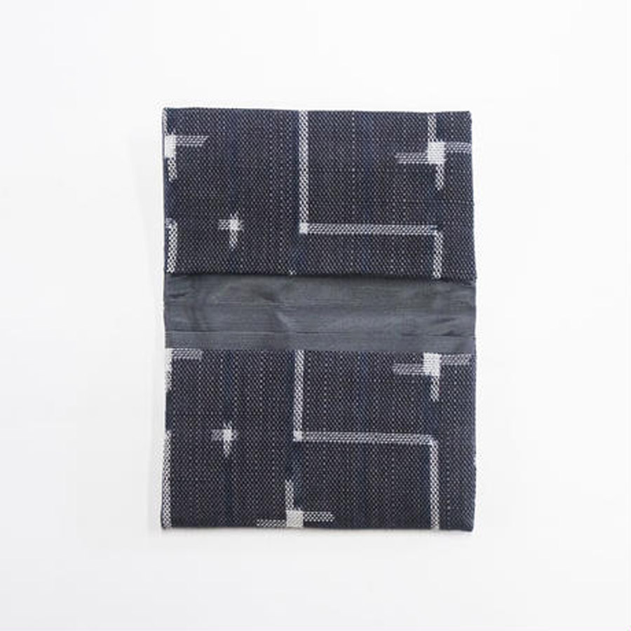 能登上布 YAMAZAKI NOTOJOFU＞名刺入れ / 帯地 / 絣 色柄おまかせ ×1個