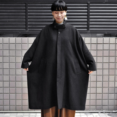 FACTORY（ファクトリー）/ ウールやぶれ織 オーバーコート