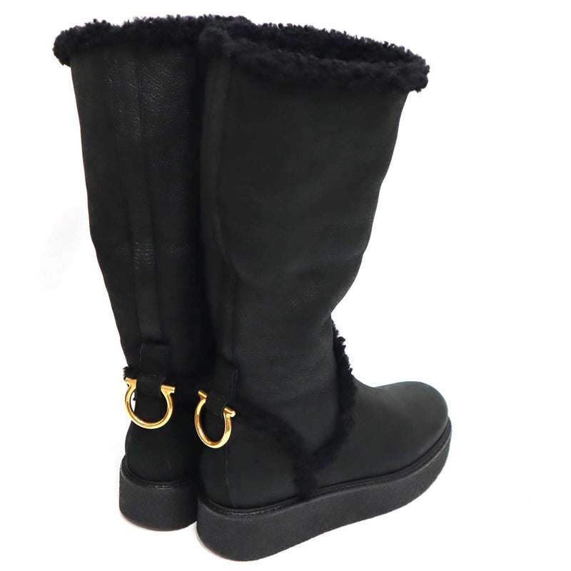 サルバトーレ フェラガモ Salvatore Ferragamo ムートンブーツ ボア