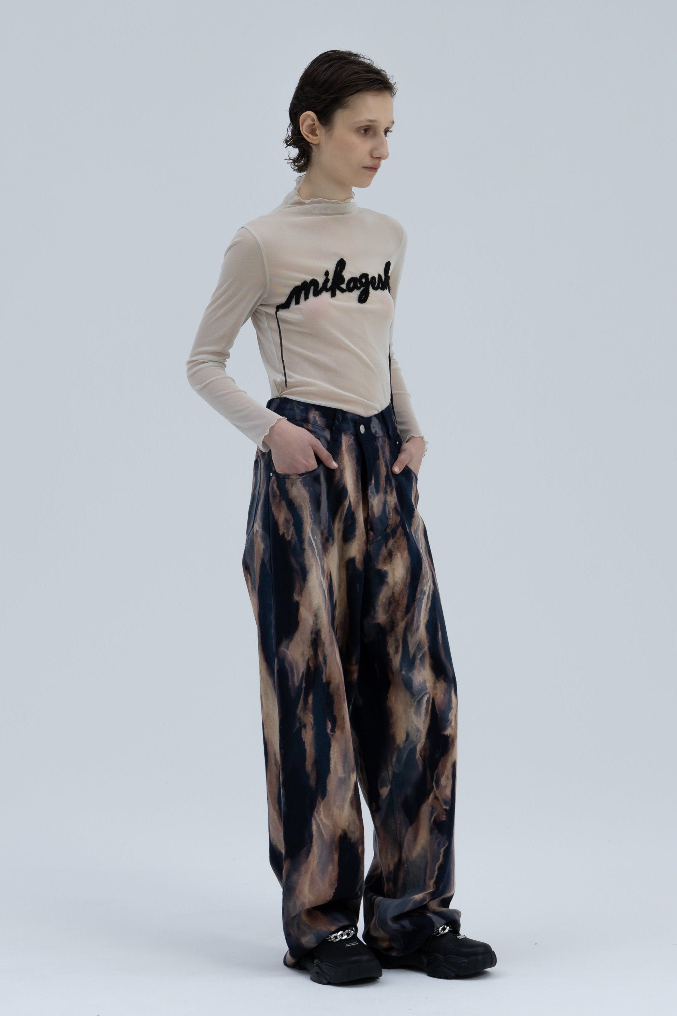 再入荷】Hand Effected Wrapping Denim (Extreme Flame) – MIKAGE SHIN