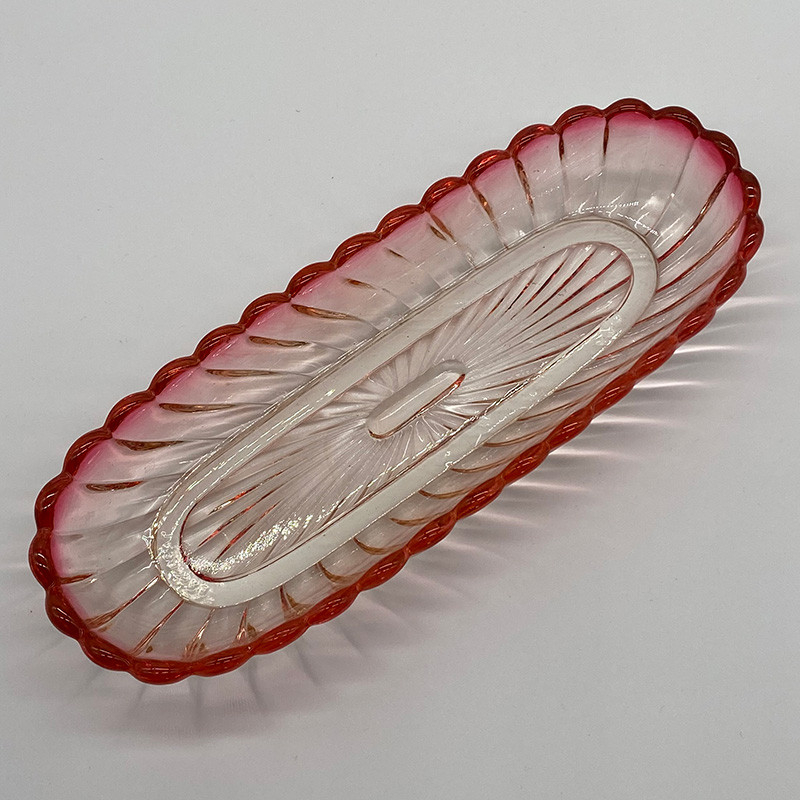 Baccarat オールドバカラ バンブーローズ 小型 クリスタルガラスの