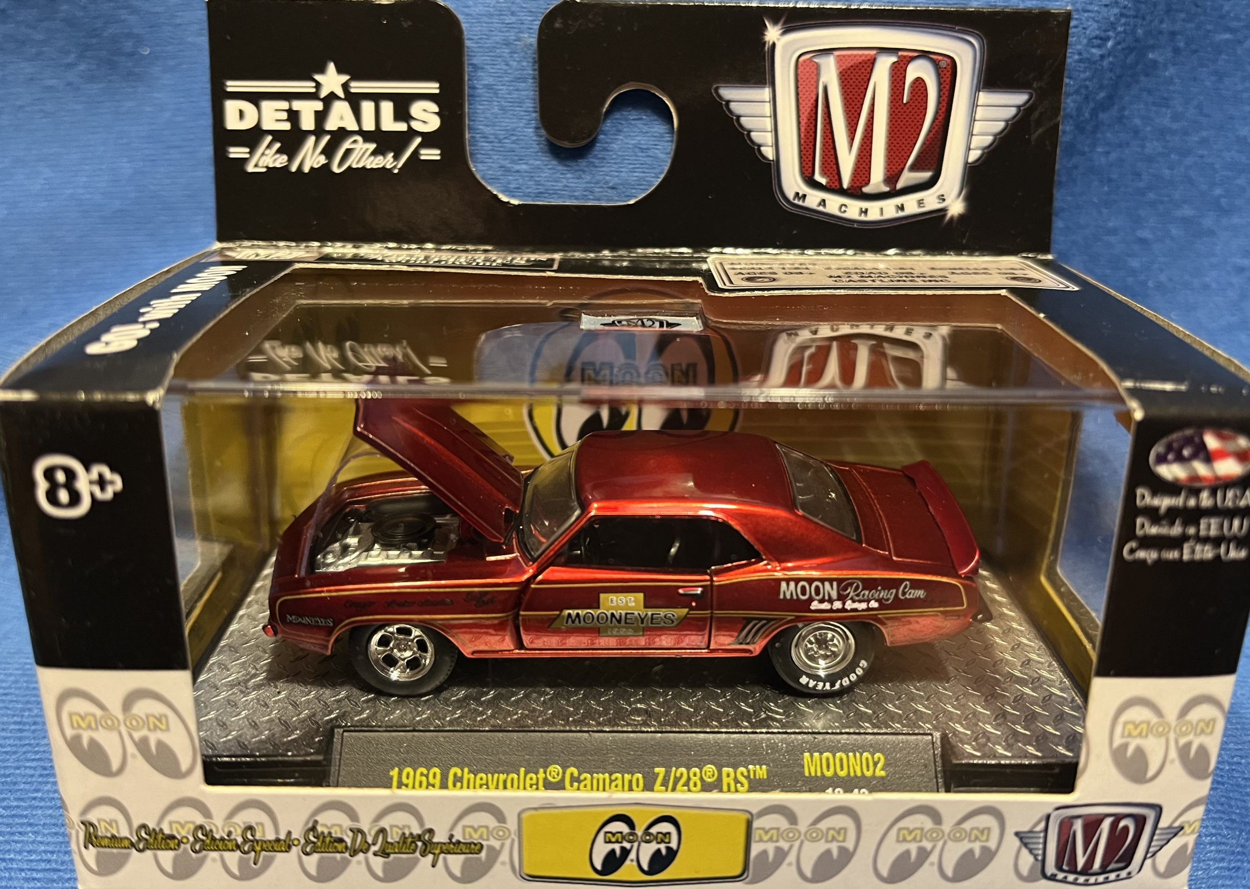 M2 MACHINES Moon Eyes Release 2 MOON02 - 1969 Chevrolet Camaro Z