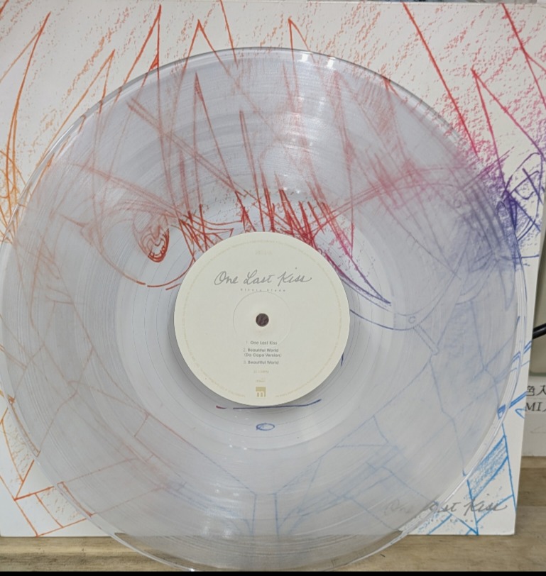 売約済み※宇多田ヒカル「ONE LAST KISS (US Clear Vinyl)＜完全生産
