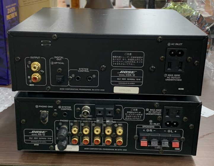 BOSE RA-12 CDA-12 アンプとCDプレーヤー 入荷 / リサイクルショップ