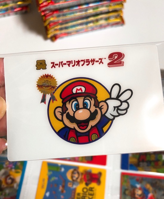 歴代マリオのカードがズラリ！「スーパーマリオブラザーズ ヒストリー
