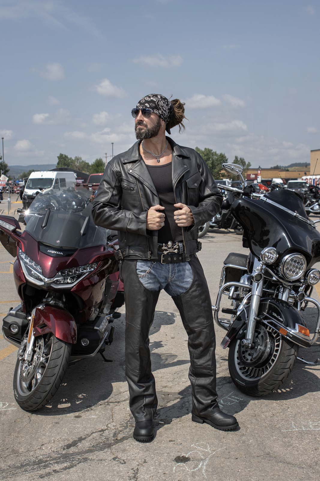 Milwaukee Leather LKM1770 Men's Black Premium Thick Leather