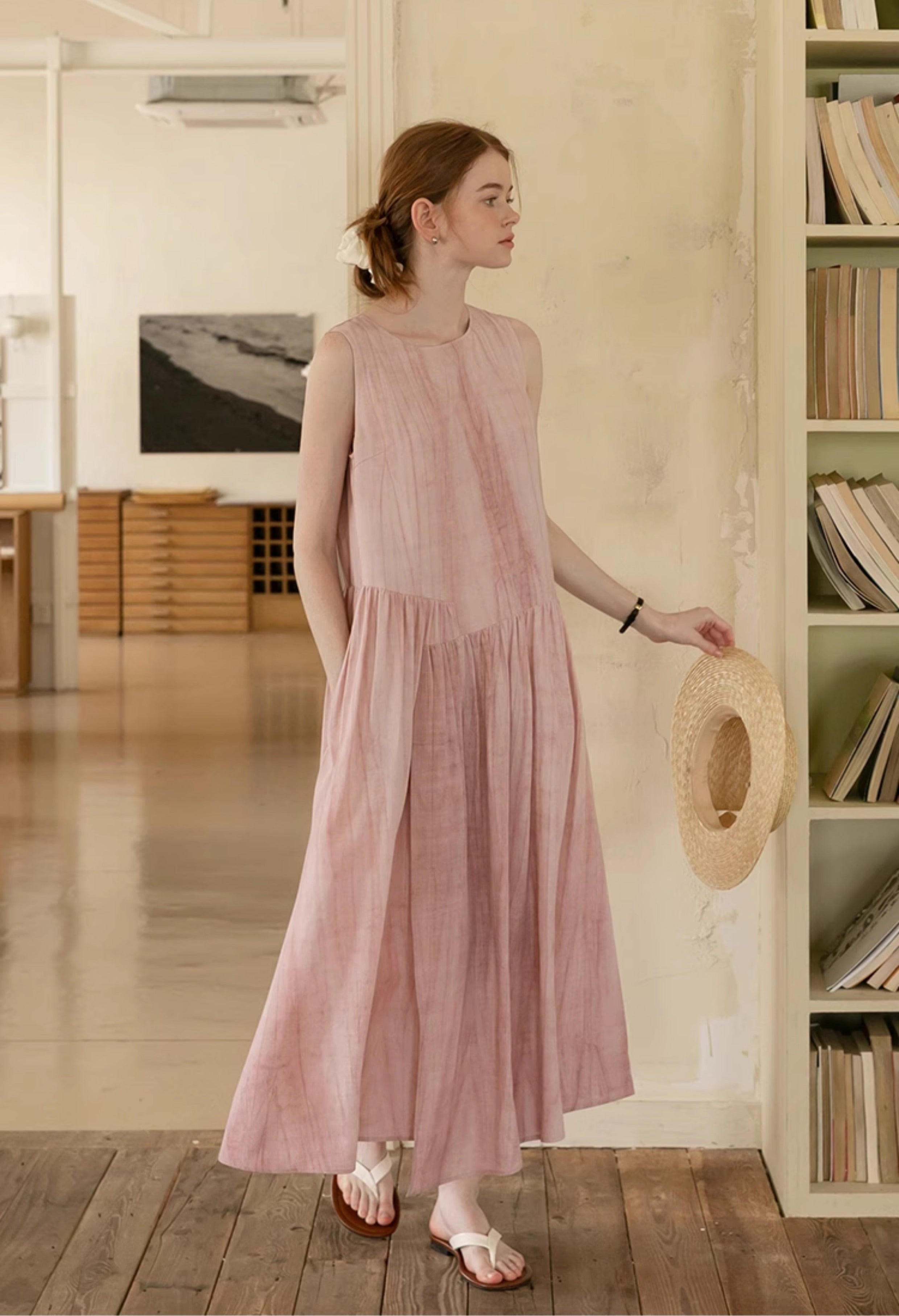 Giambattista Valliノースリーブ ワンピース ピンク Giambattista