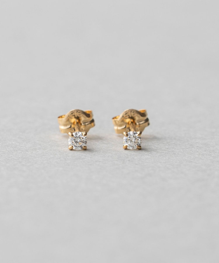 K18 ダイヤモンド 0.1ct ピアス「ブライト」（270689-670689