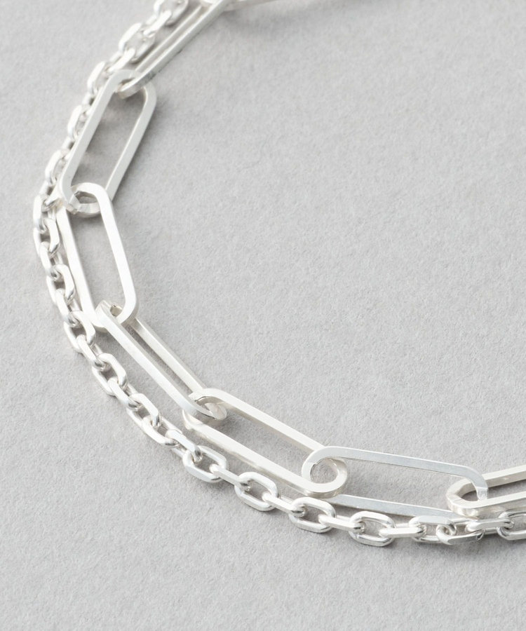 ブレスレット ペーパークリップチェーン レイヤード（059510