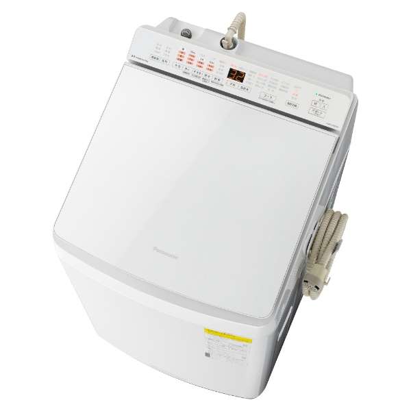 パナソニック）縦型洗濯乾燥機 NA-FW80K9-W ホワイト | ミラポ