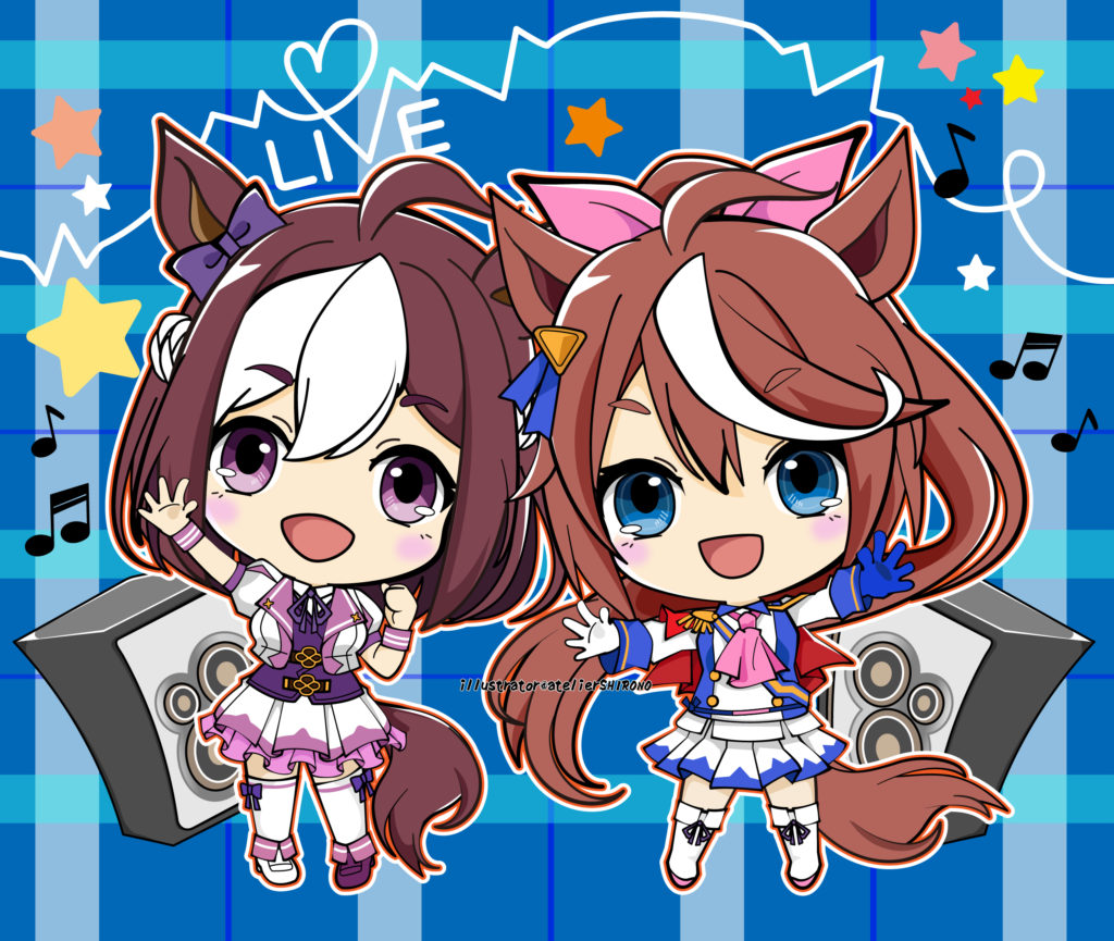 トウカイテイオーイラストパネル(おがわじゅり) おがわじゅり イラスト