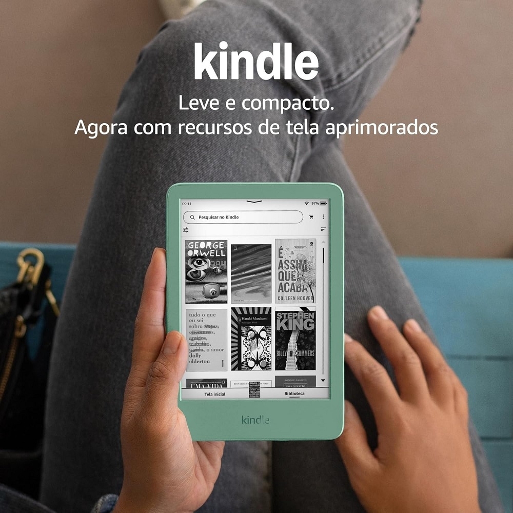 Kindle 11ª (16GB – modelo 2024), com Tela Antirreflexo, Luz