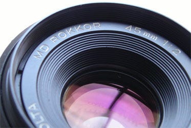 Minolta MD rokkor 45mm f2. The most underrated and lightweight