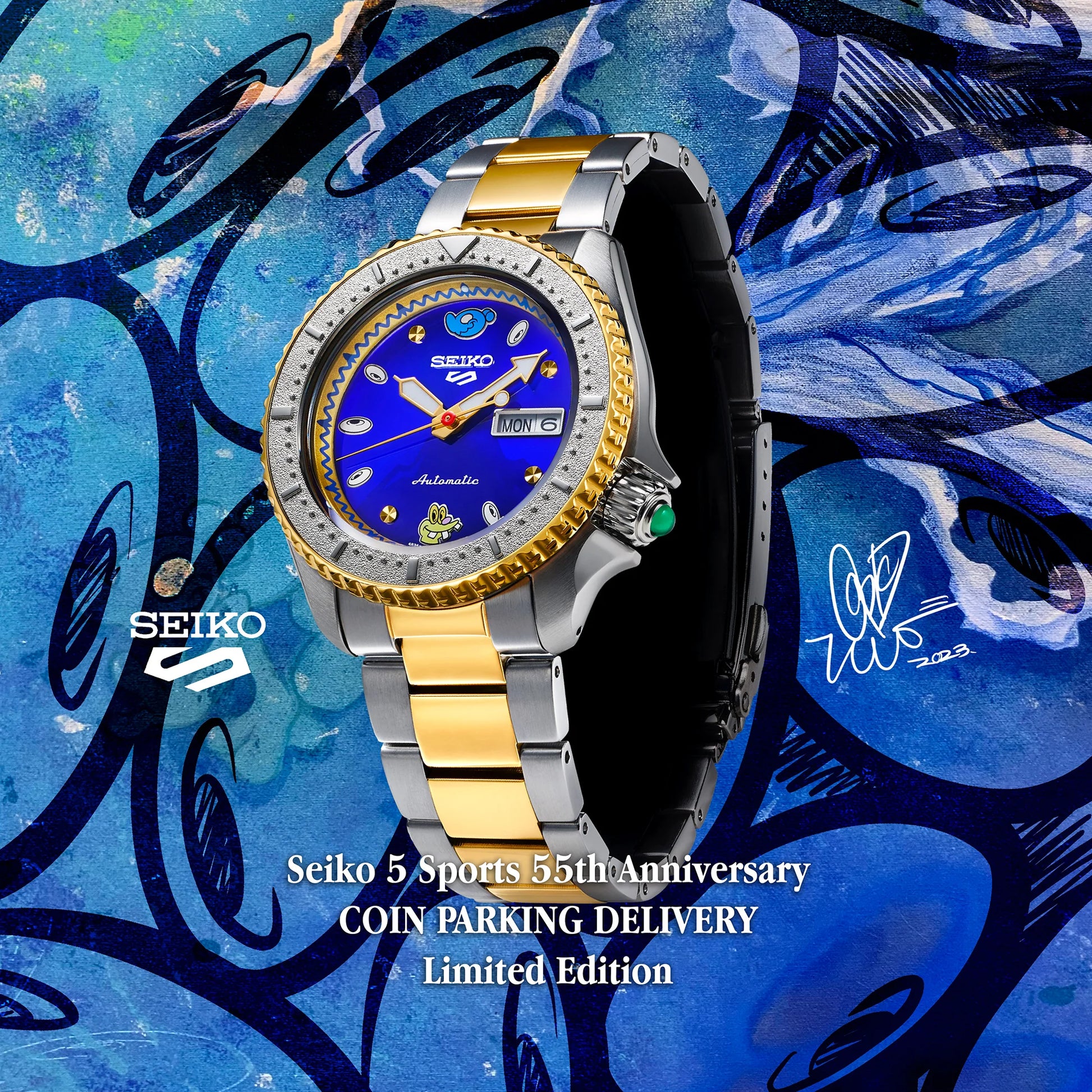 SEIKO 5 SPORTS SBSA212 : the Gen Z artist Coin Parking Delivery