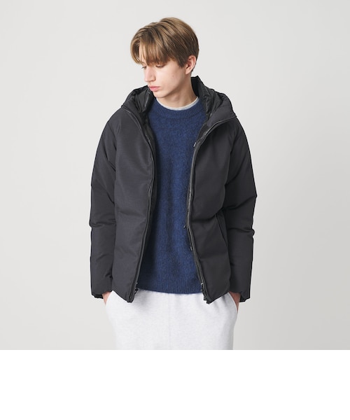 小松マテーレ シャンブレー フード ダウンジャケット 700FP 撥水機能