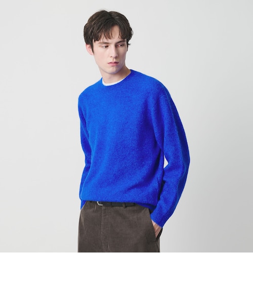 エアシャギー アルパカ クルーネック ニット｜ビューティー＆ユース