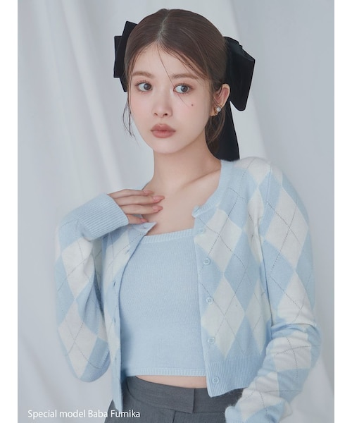 アーガイルニットアンサンブル｜スナイデルの通販｜&mall（アンド