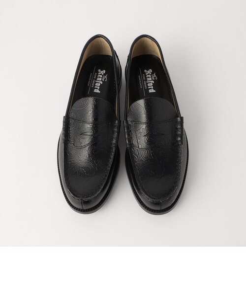 The Kenford Fineshoes＞ エンボス ペイズリー ローファー