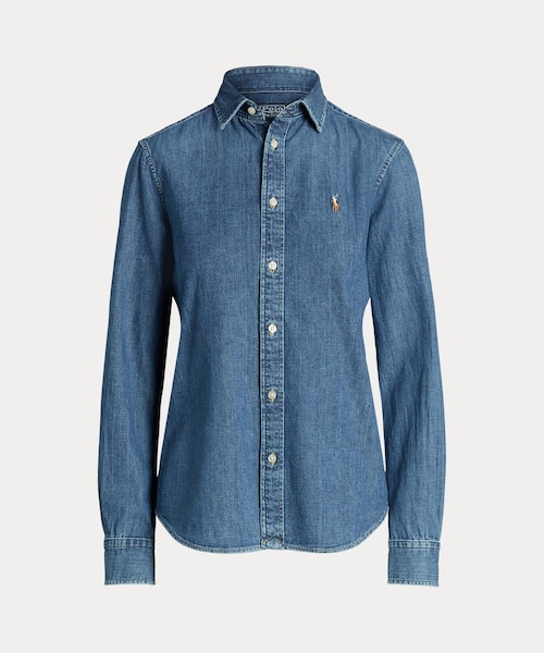 スリム フィット デニム シャツ｜ポロ ラルフ ローレンの通販｜&mall