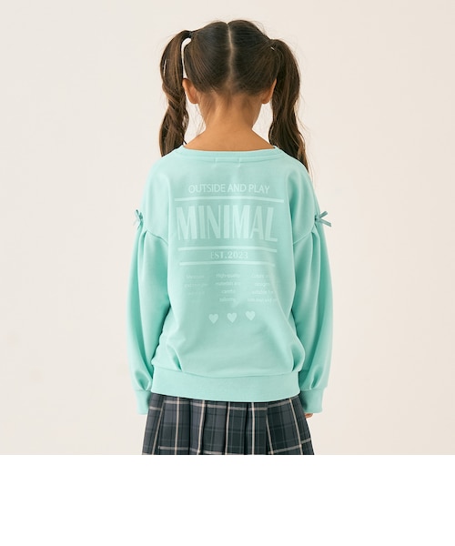 裏毛バックプリントプルオーバー｜ミニマルの通販｜&mall（アンド