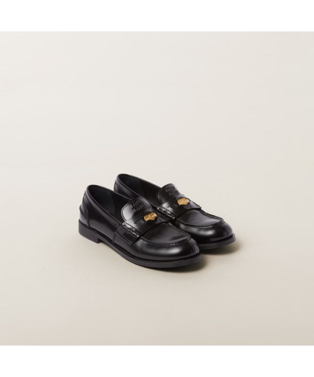 MIU MIU/ミュウミュウ通販 | ブラッシュドレザー ローファー【送料無料