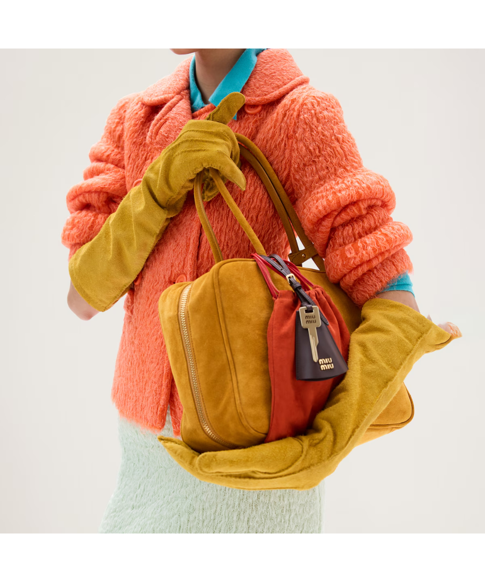 MIU MIU/ミュウミュウ通販 | スエード ボー バッグ【送料無料】【店頭