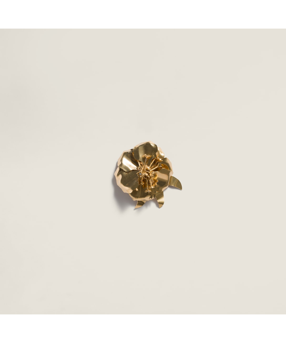 MIU MIU/ミュウミュウ通販 | クリスタル付 メタル ブローチ【送料無料