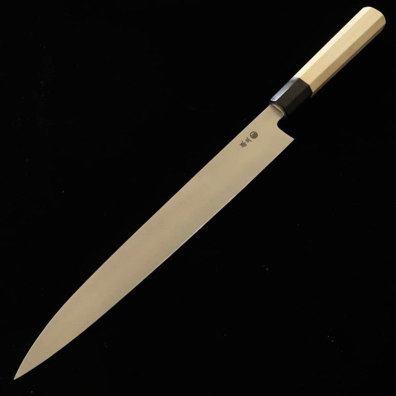 三浦 MIURA 柳刃 銀紙三号 朴水牛八角柄 (210mm-300mm) – 三浦刃物店