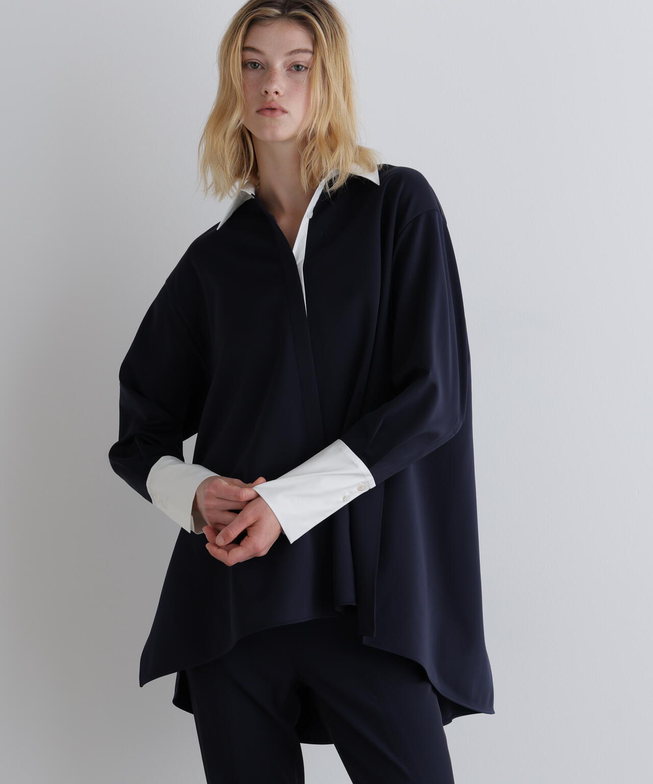 バイカラーテントブラウス | LE PHIL（ル フィル） ｜【公式】通販mix