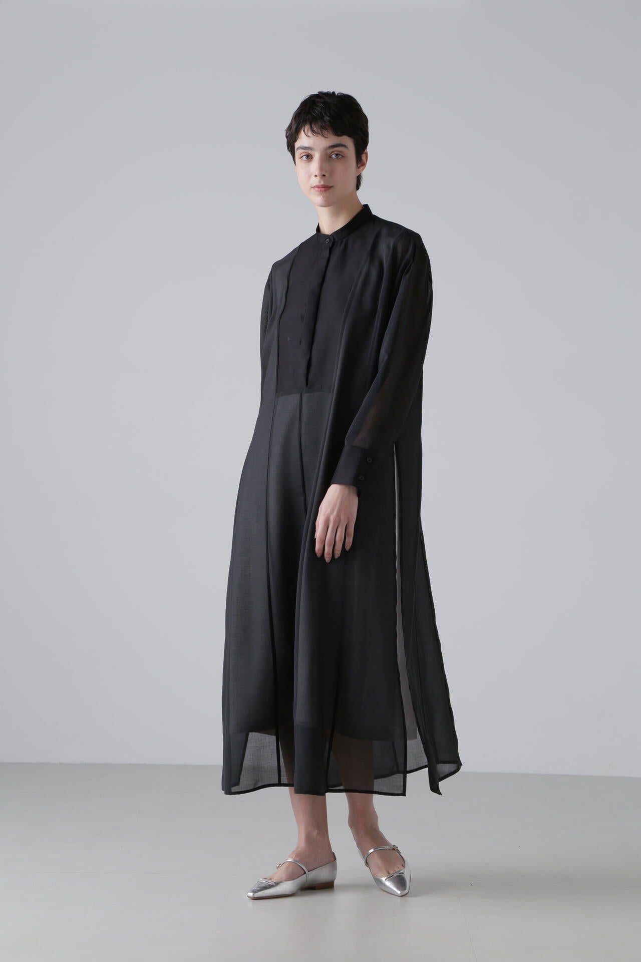 BLACK LABEL＞ ドライタッチオーガンワンピース | ADORE（アドーア