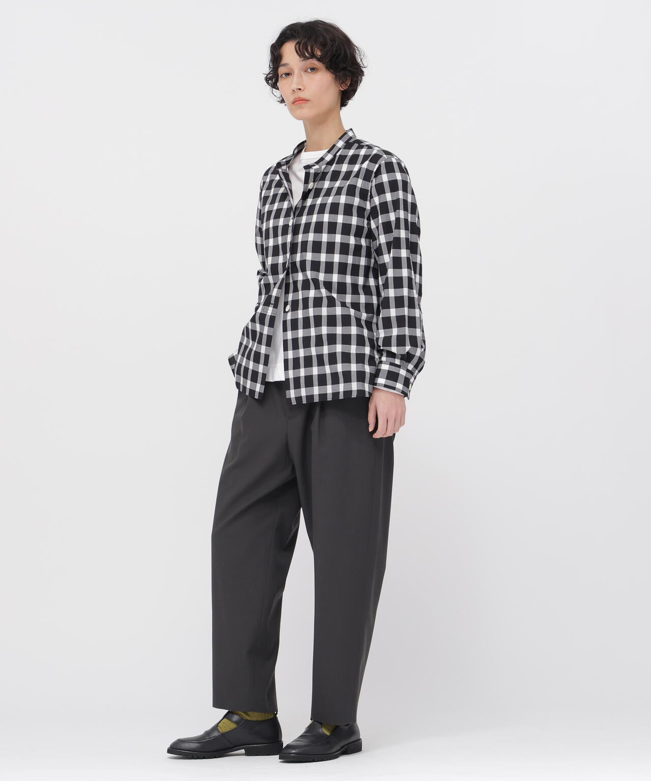 COTTON CHECK SHIRT | MARGARET HOWELL（マーガレット・ハウエル