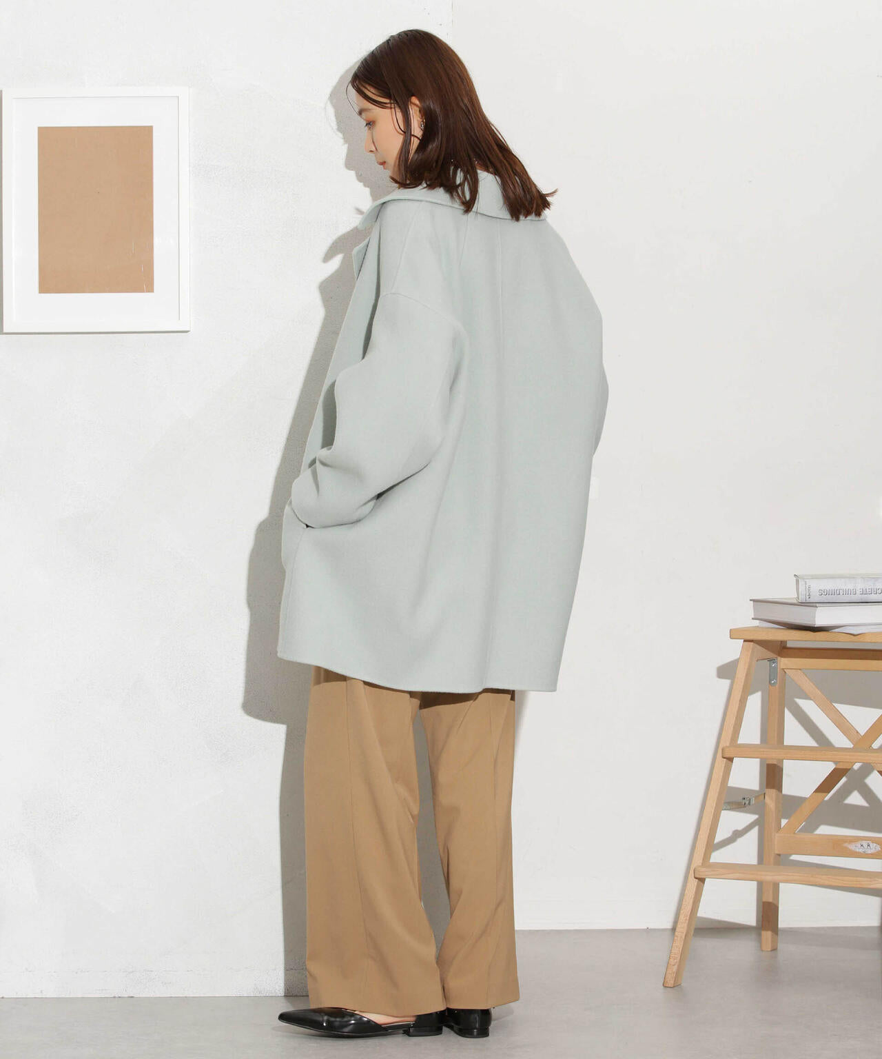 スーパー140ウールリバーミドルコート | NANO universe（ナノ