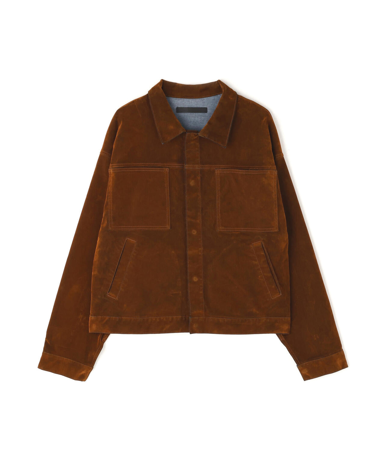 DankeSchon/ダンケシェーン/FLOCKY DENIM SHORT JACKET | L.H.P