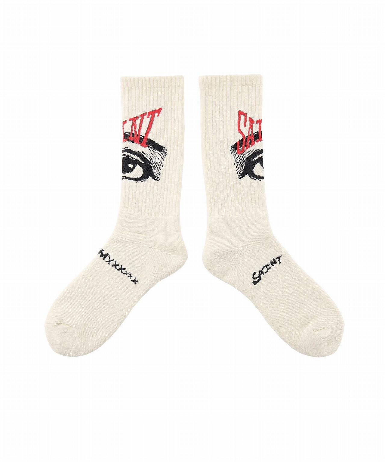 SAINT MICHAEL/セント マイケル/SOCKS/EYE/ECRU | ROYAL FLASH