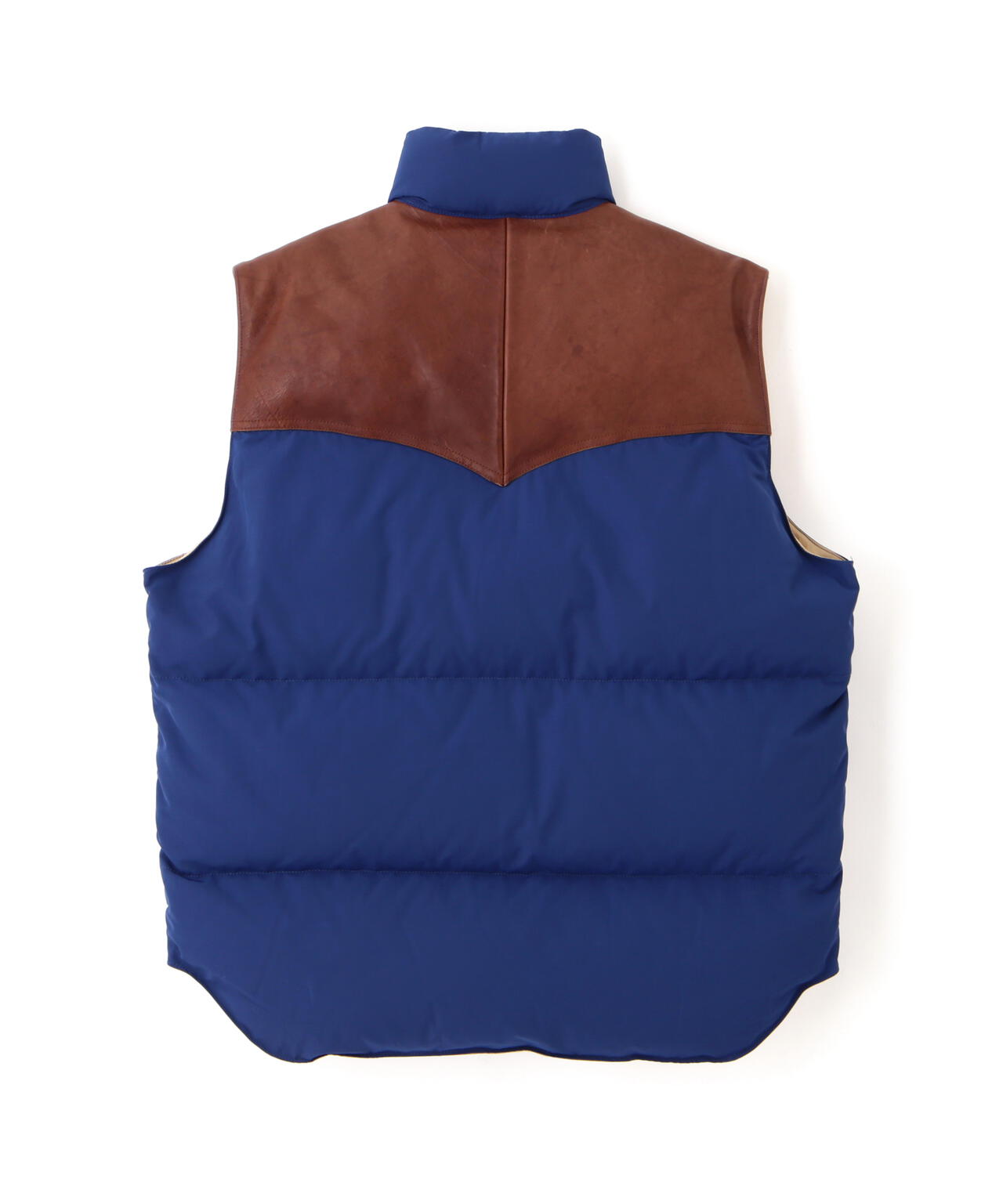 LEATHER COMB. VEST/レザー コンビベスト | Schott（ショット