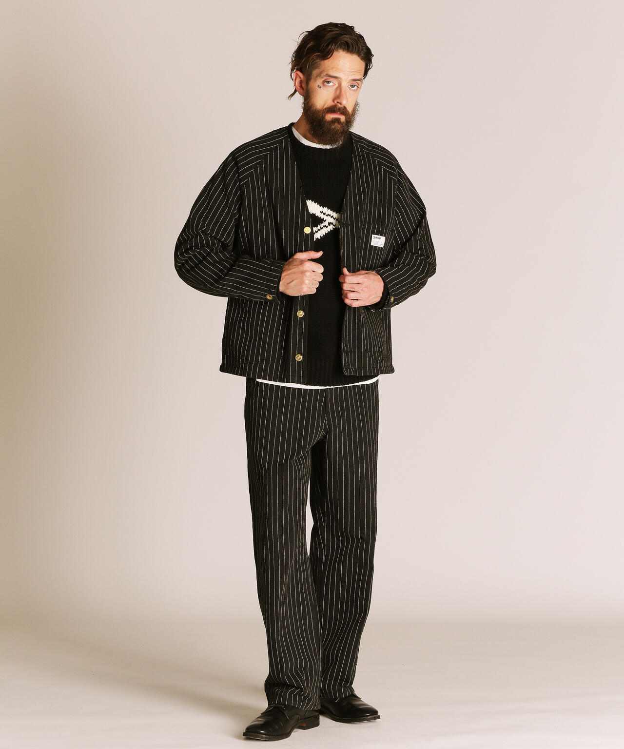 STRIPE FRISCO PANTS/ストライプ フリスコパンツ | Schott（ショット