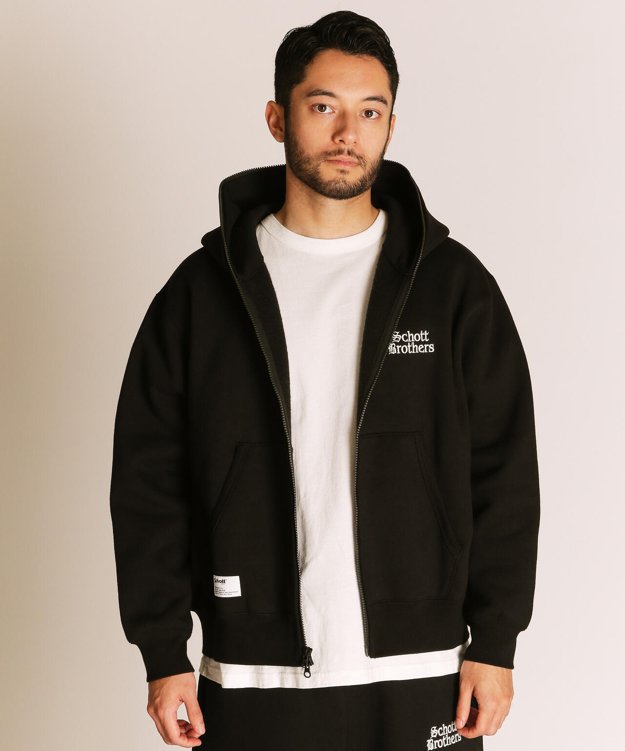 B.S. ZIP HOODED SWEAT/ブラックシープ フルジップ スウェット