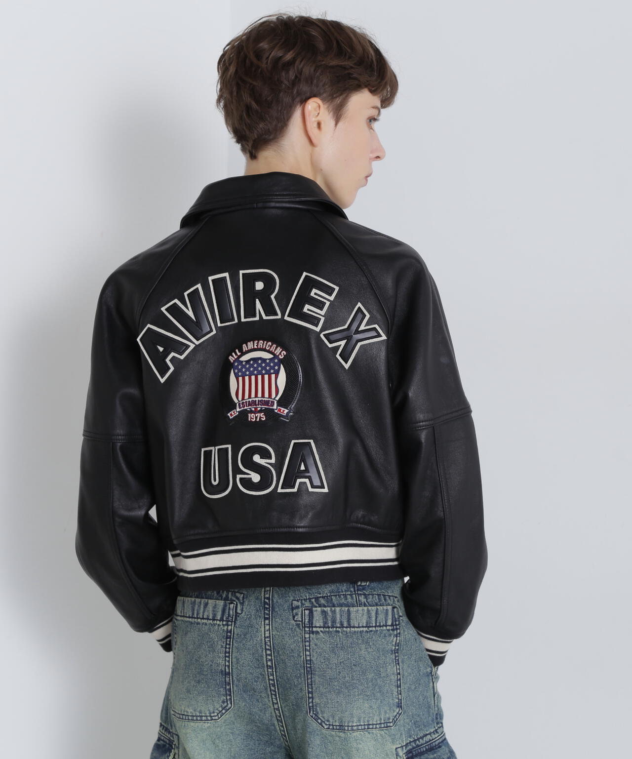 WOMAN/直営店限定》LIGHT SIGNATURE VARSITY JACKET | AVIREX