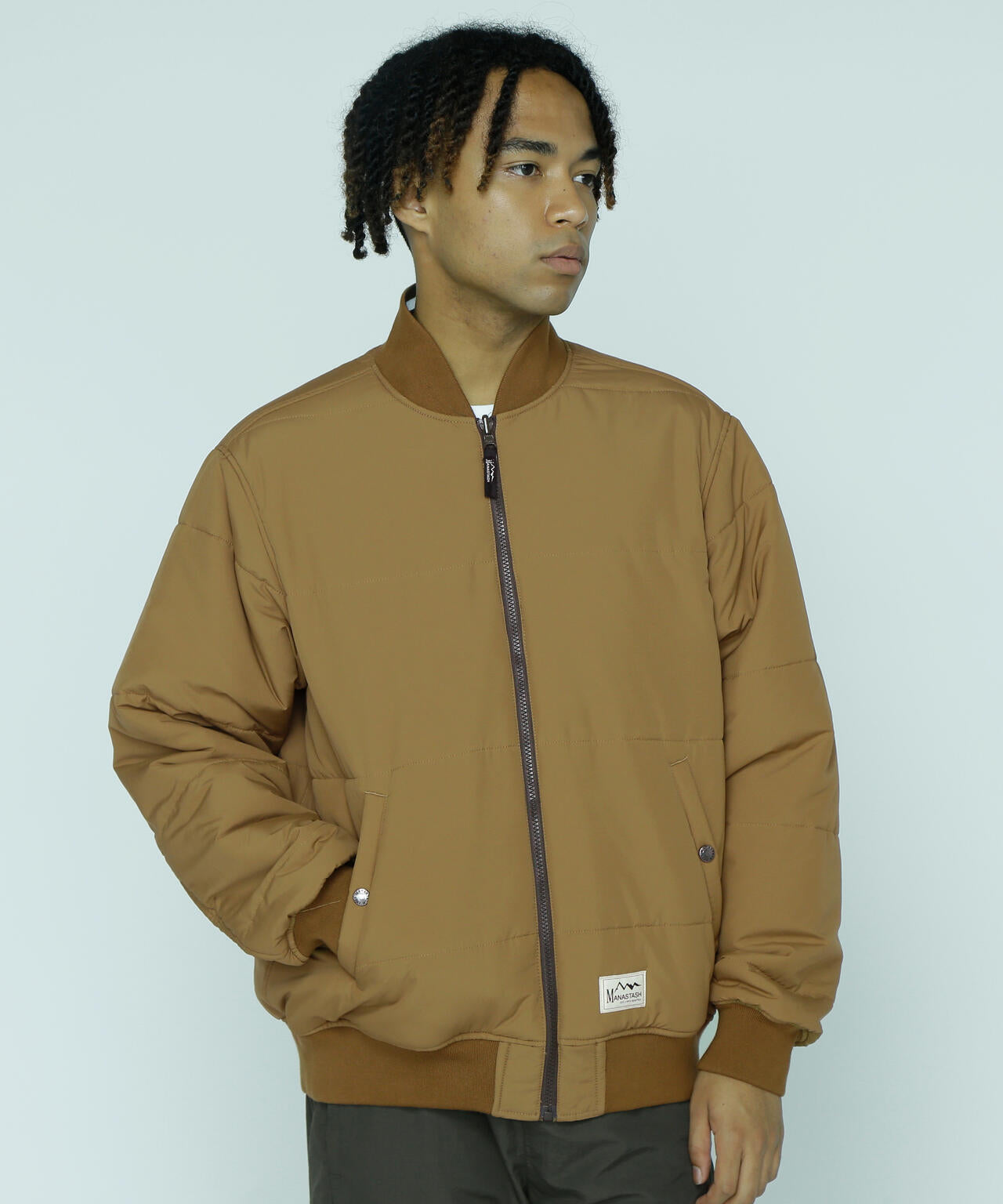 MANASTASH/REVERSIBLE NYLON VARSITY JACKET | MANASTASH（マナ