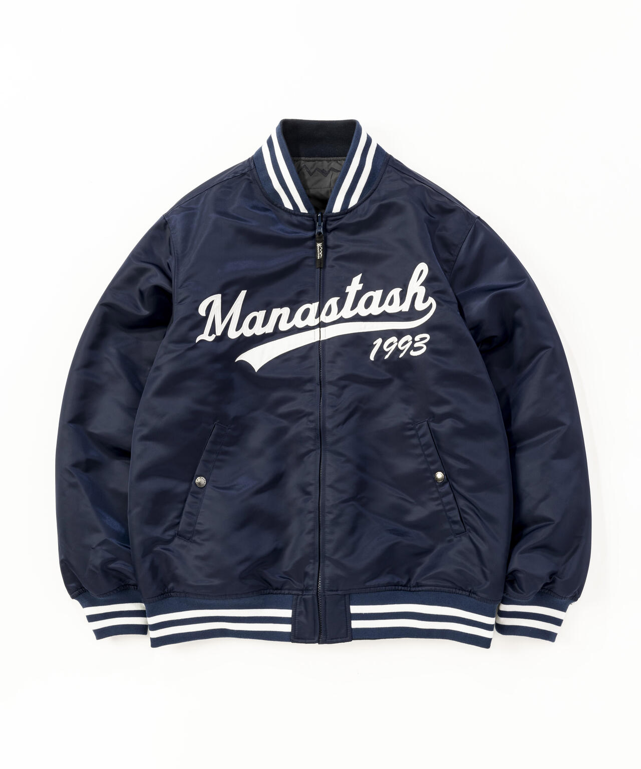 MANASTASH/REVERSIBLE NYLON VARSITY JACKET | MANASTASH（マナ
