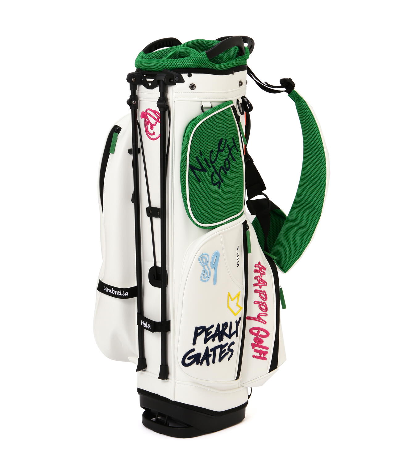 NICO 合皮スタンド式キャディバッグ (46インチ対応) (UNISEX) | PEARLY