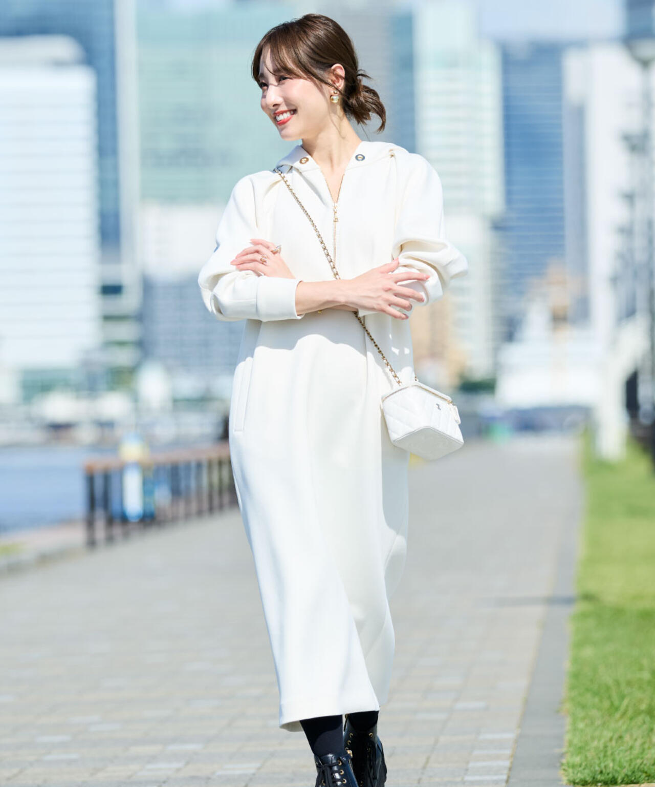 タックスリーブフーディワンピース | PINKY&DIANNE（ピンキー&ダイアン