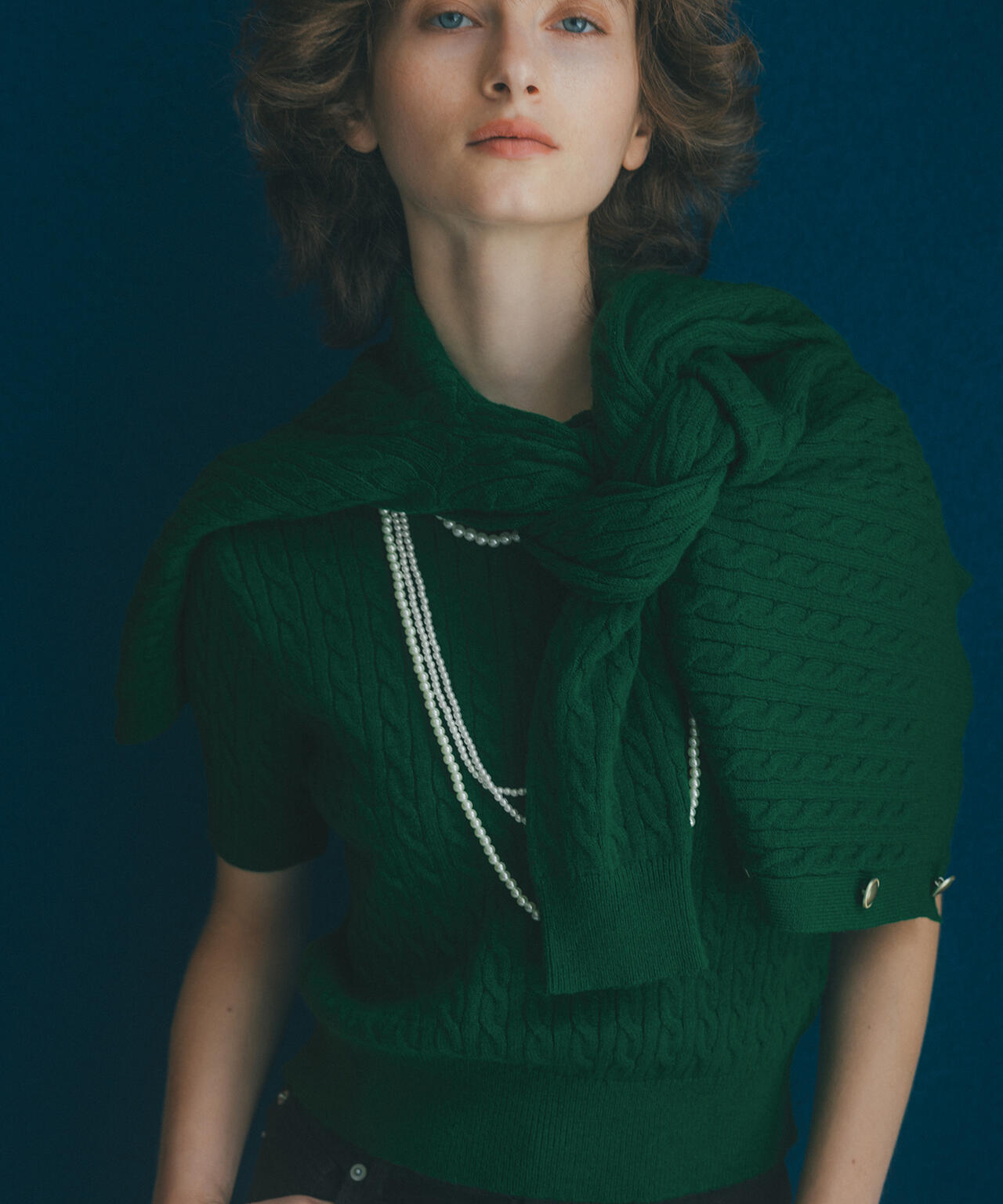 小室安未さん着用】メタルボタンケーブルアンサンブル | N. Natural