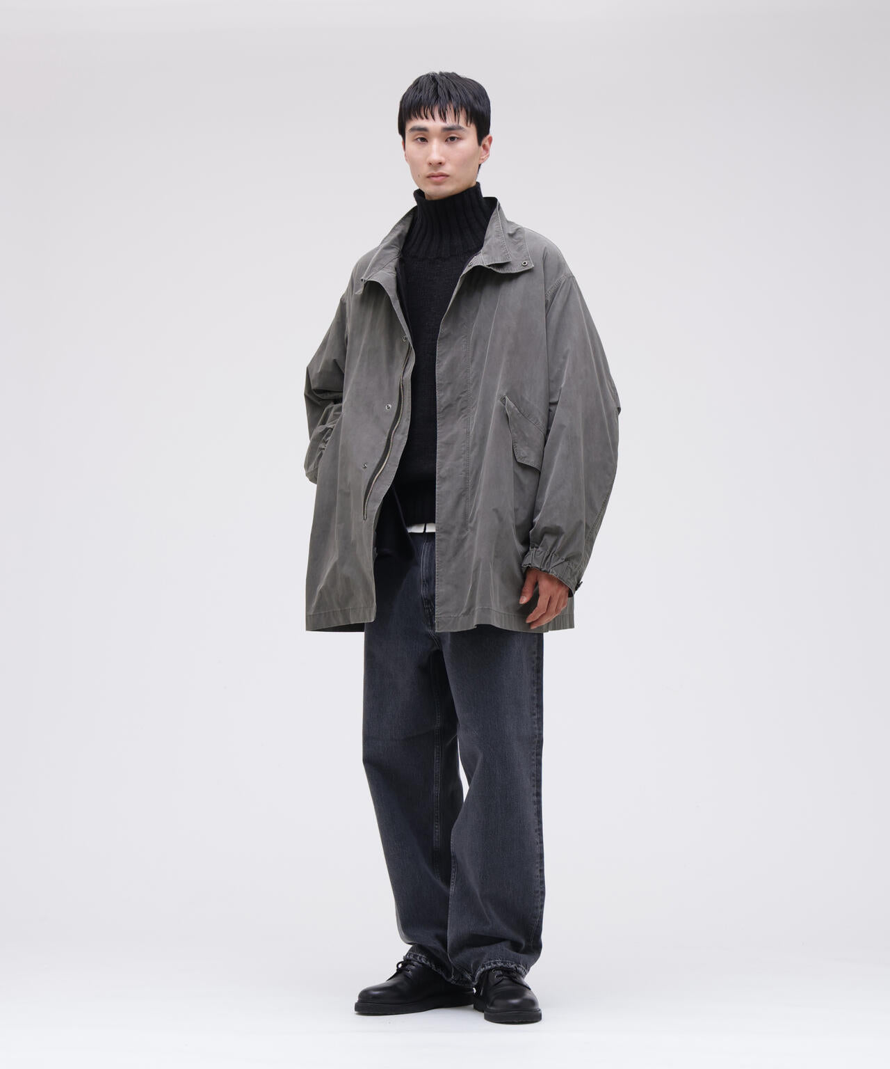 ATON / PIGMENT AIR WEATHER SHORT MODS COAT | THE LIBRARY（ザ