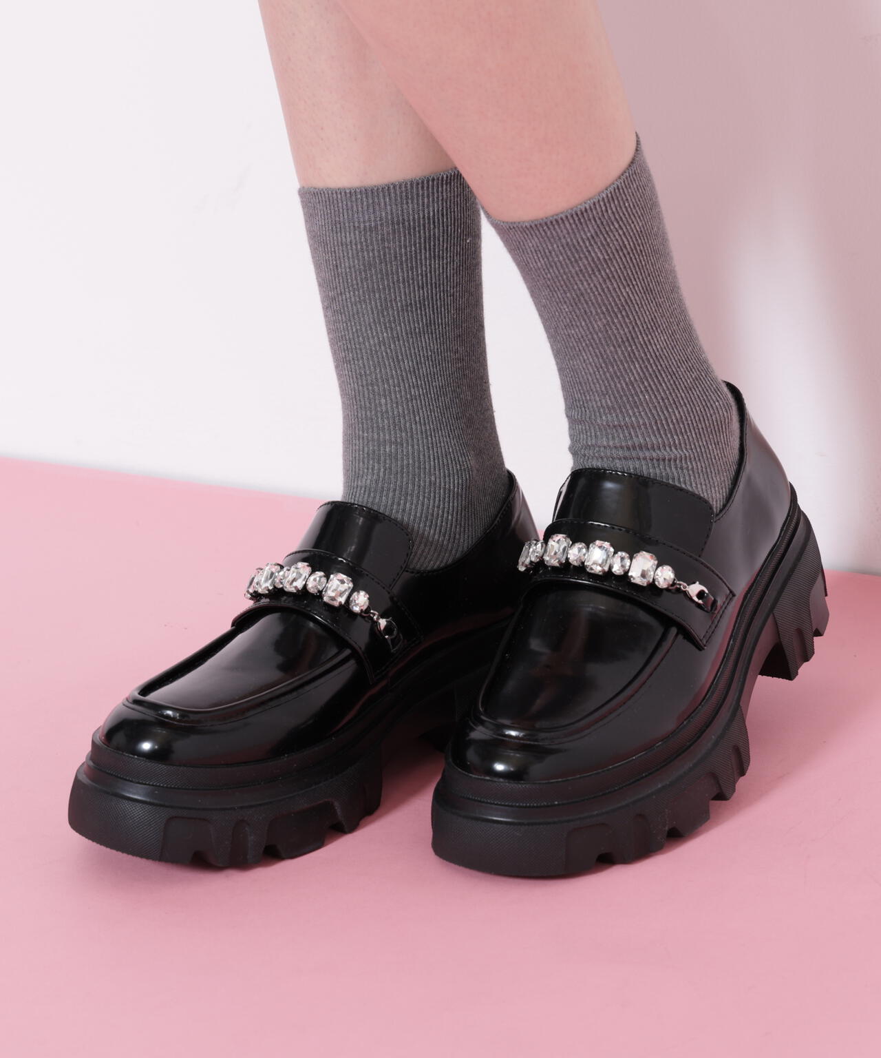 ビジュー付きカスタムローファー | JILL by JILL STUART（ジル バイ