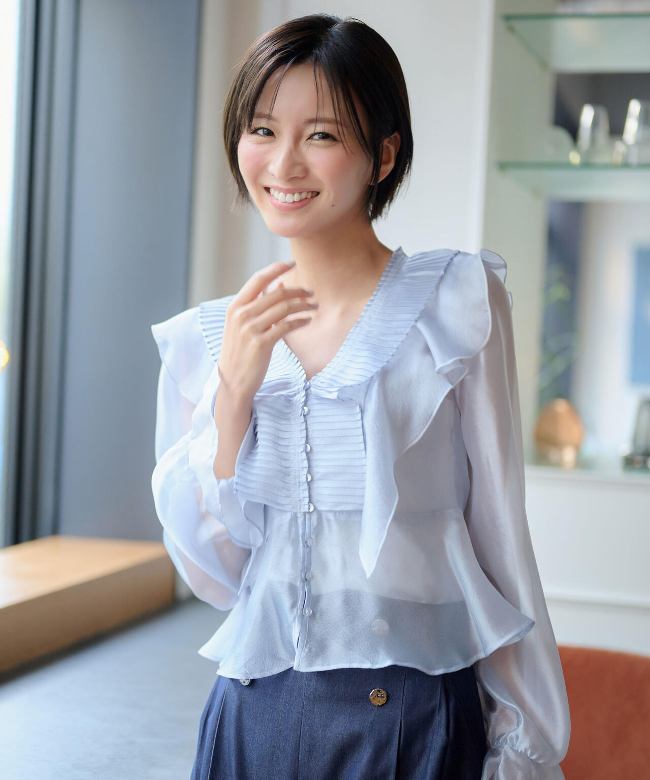 プリーツフリルブラウス | JILL by JILL STUART（ジル バイ ジル