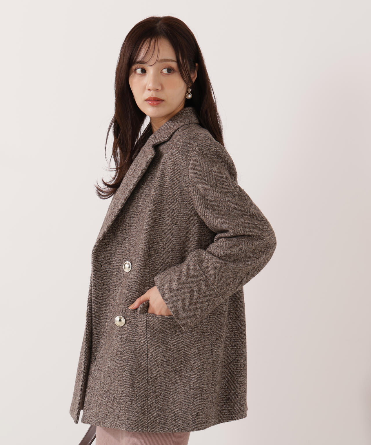 青島心さん着用】ツイードジャケット | PROPORTION BODY DRESSING