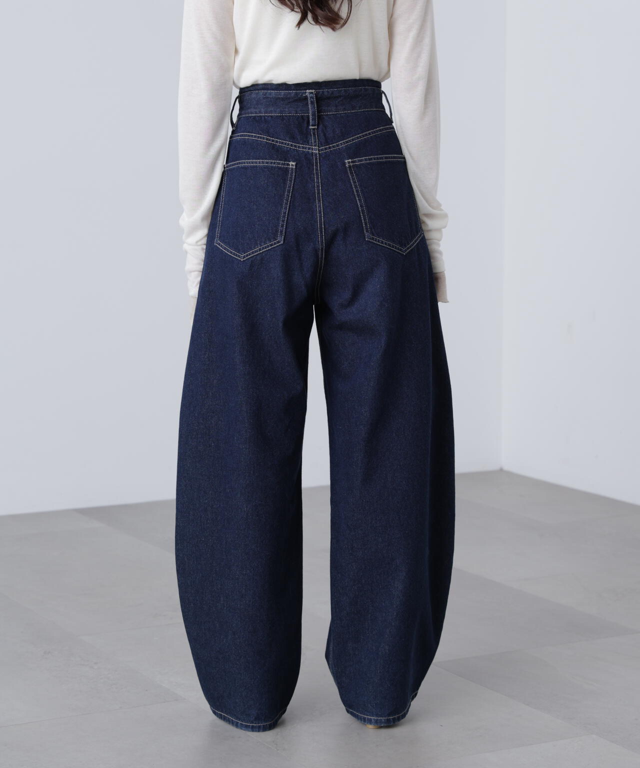 3サイズ展開XS-M】デニムエッグパンツ【低身長サイズ有】 | FREE'S