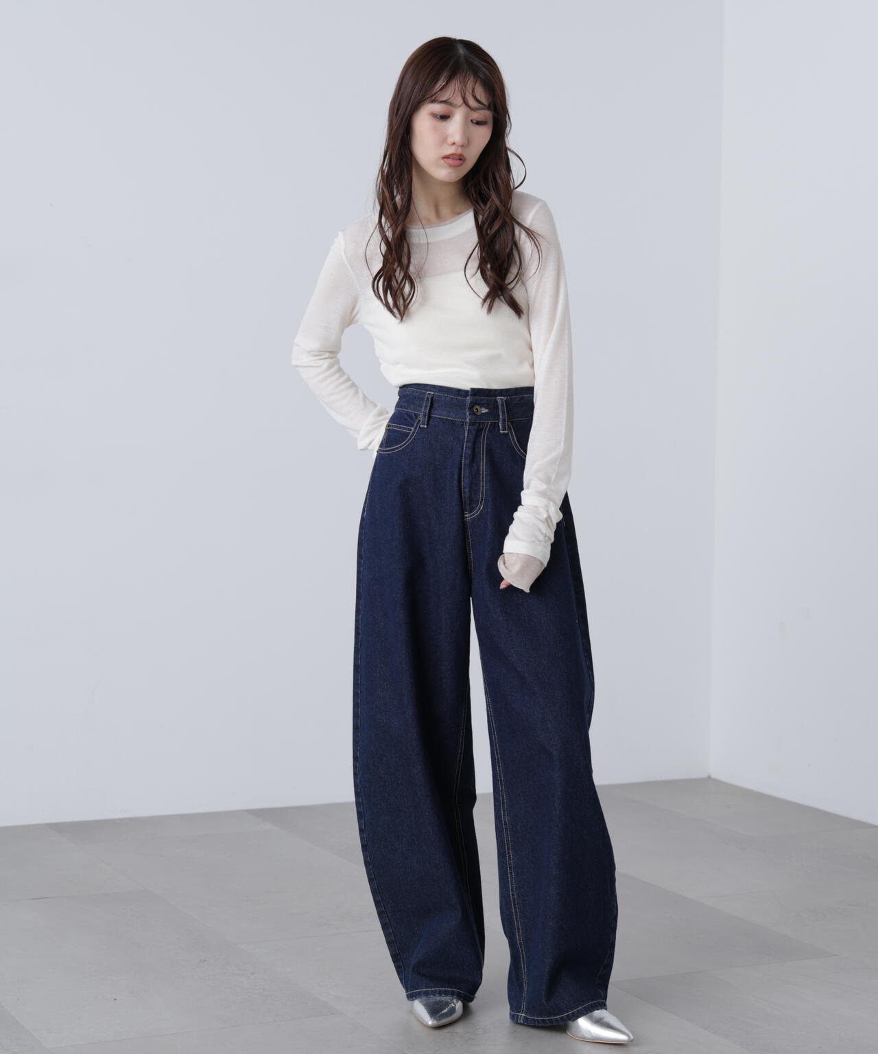 3サイズ展開XS-M】デニムエッグパンツ【低身長サイズ有】 | FREE'S